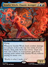 Scarlet Witch, Chaotic Avenger — Marvel Super Heroes Commander #414