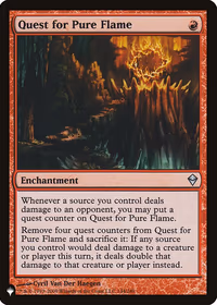 Quest for Pure Flame — The List