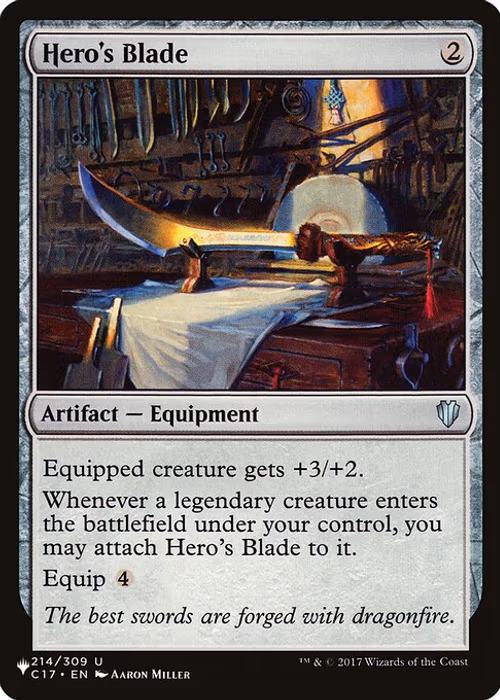 Hero's Blade — The List #C17-214