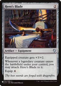 Hero's Blade — The List