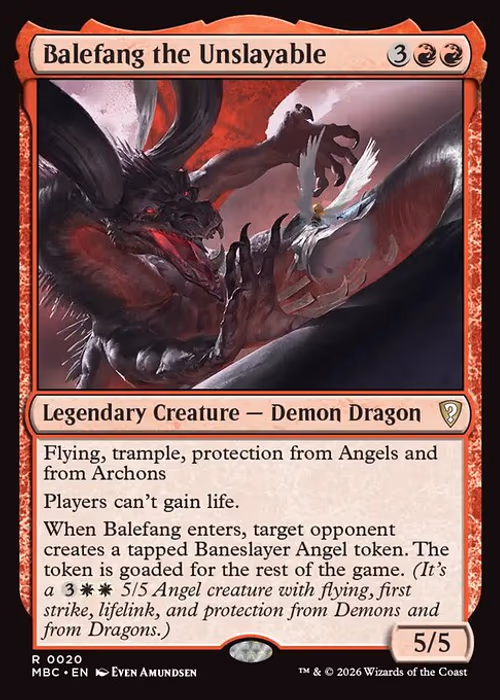 Balefang the Unslayable — Mystery Booster Commander Edition #20