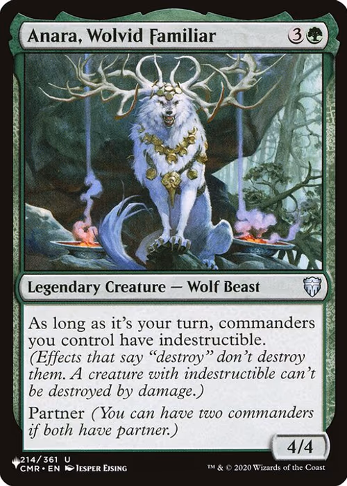 Anara, Wolvid Familiar — The List #CMR-214
