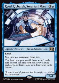 Reed Richards, Smartest Man — Marvel Super Heroes Commander #636