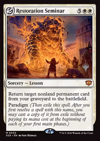 Restoration Seminar — Secrets of Strixhaven Promos #30p