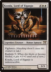 Konda, Lord of Eiganjo — The List
