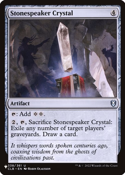 Stonespeaker Crystal — The List #CLB-338