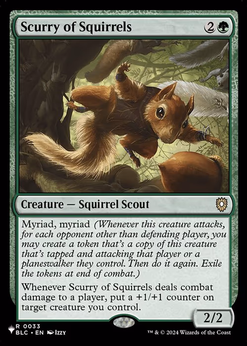 Scurry of Squirrels — The List #BLC-33
