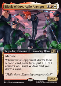 Black Widow, Agile Avenger — Marvel Super Heroes Commander #395