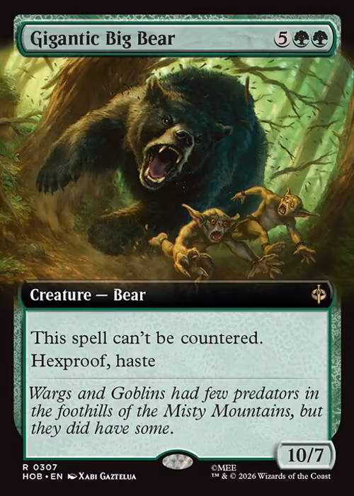 Gigantic Big Bear — The Hobbit #307