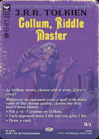 Gollum, Riddle Master