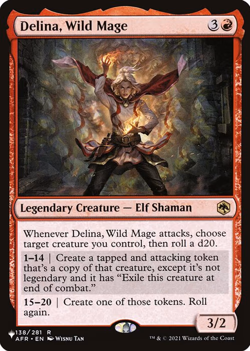 Delina, Wild Mage — The List #AFR-138