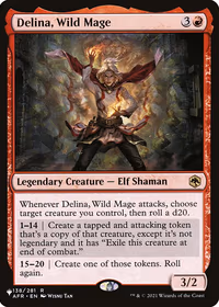 Delina, Wild Mage — The List
