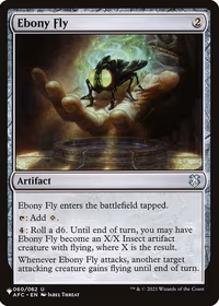 Ebony Fly — The List