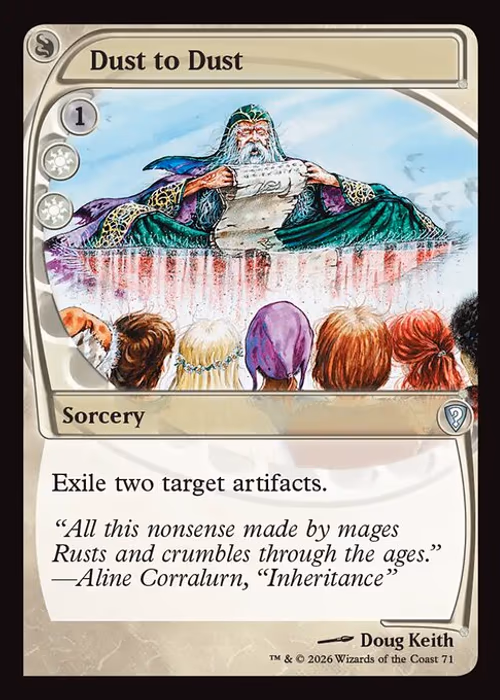 Dust to Dust — Mystery Booster Commander Edition #71