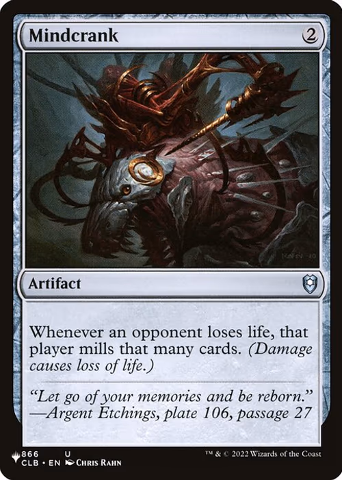 Mindcrank — The List #CLB-866