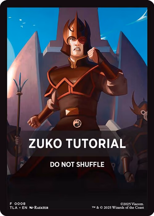 Zuko Tutorial — Avatar: The Last Airbender Beginner Box Front Cards #8