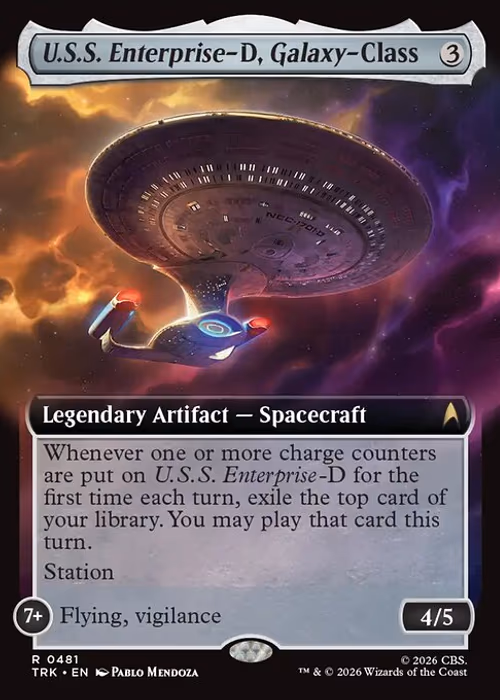 U.S.S. Enterprise-D, Galaxy-Class — Star Trek #481