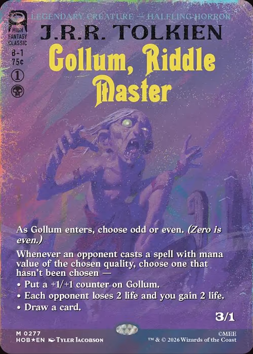 Gollum, Riddle Master — The Hobbit #277