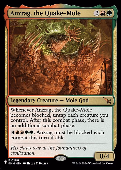 Anzrag, the Quake-Mole — The List #MKM-186