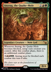 Anzrag, the Quake-Mole — The List