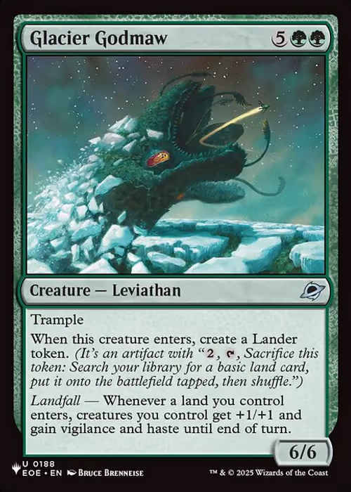 Glacier Godmaw — The List #EOE-188