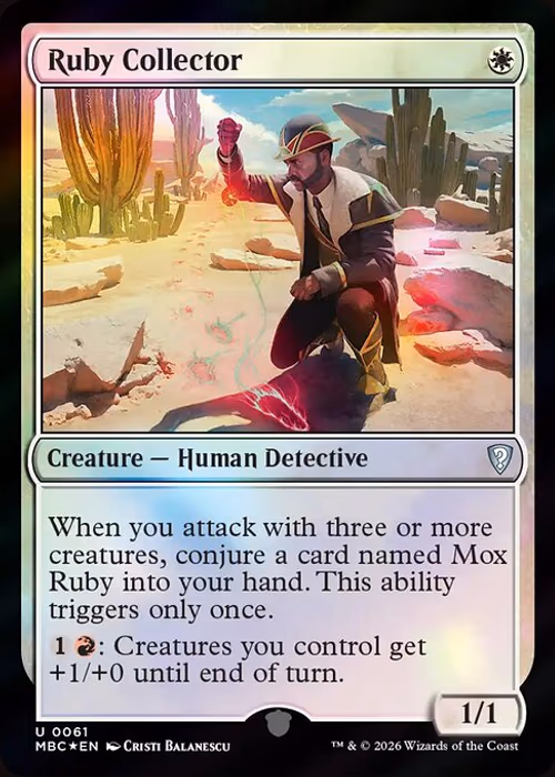 Ruby Collector — Mystery Booster Commander Edition #61