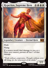 Hyperion, Supreme Hero — Marvel Super Heroes Commander #599