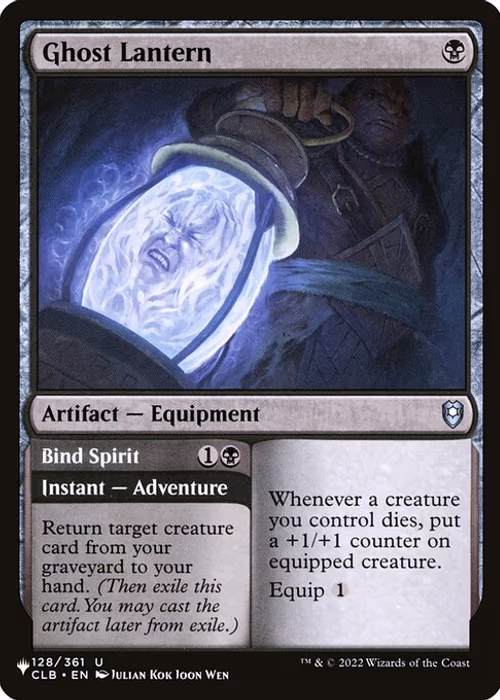 Ghost Lantern // Bind Spirit — The List #CLB-128
