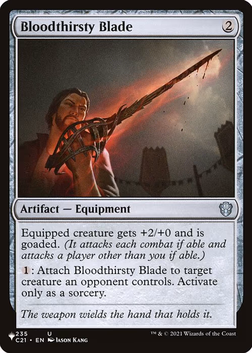 Bloodthirsty Blade — The List #C21-235