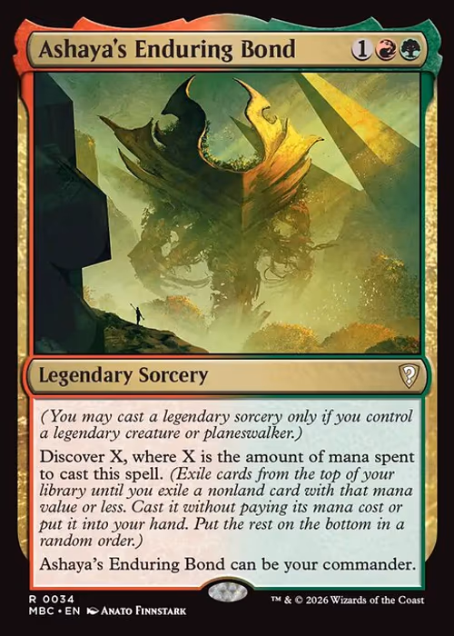 Ashaya's Enduring Bond — Mystery Booster Commander Edition #34