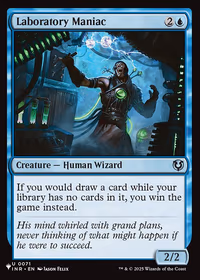 Laboratory Maniac — The List