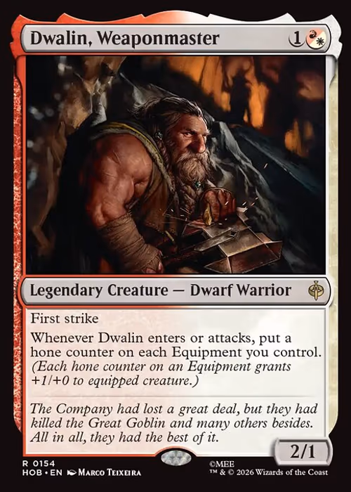 Dwalin, Weaponmaster — The Hobbit #154