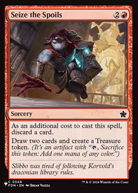 Seize the Spoils — The List