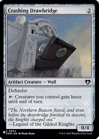 Crashing Drawbridge — The List