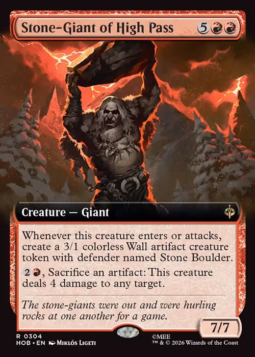 Stone-Giant of High Pass — The Hobbit #304