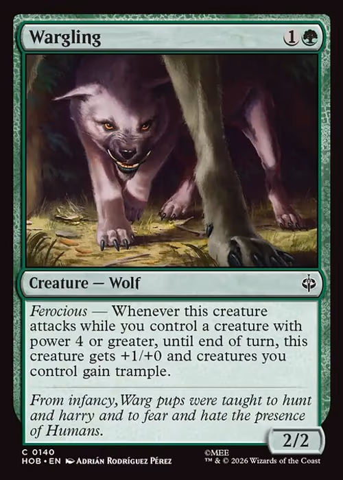 Wargling — The Hobbit #140