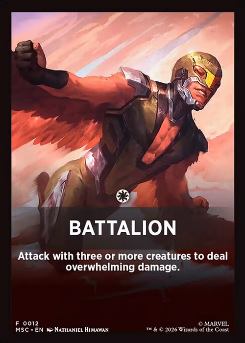 Battalion — Marvel Super Heroes Jumpstart Front Cards #12
