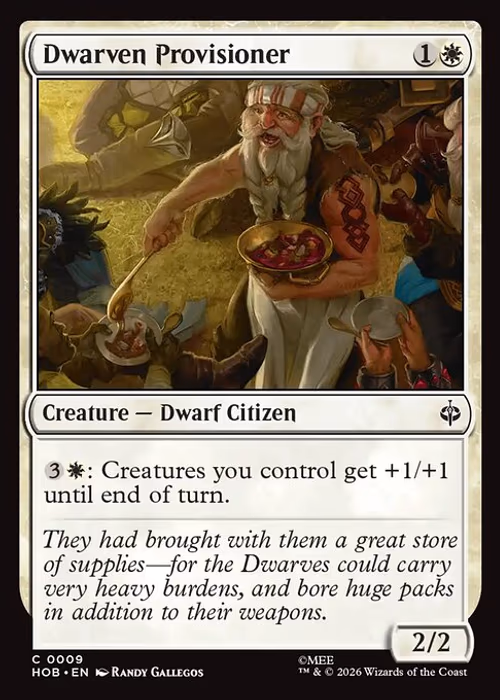 Dwarven Provisioner — The Hobbit #9