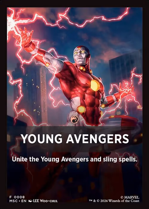 Young Avengers — Marvel Super Heroes Jumpstart Front Cards #8