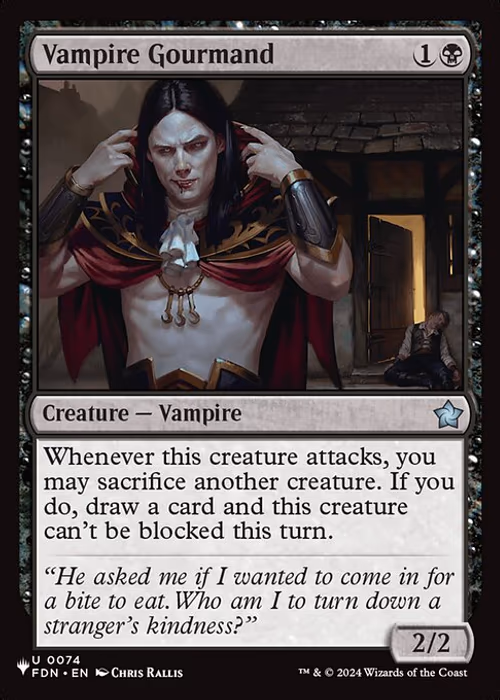 Vampire Gourmand — The List #FDN-74