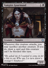 Vampire Gourmand — The List