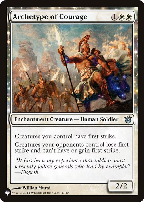 Archetype of Courage — The List #BNG-4