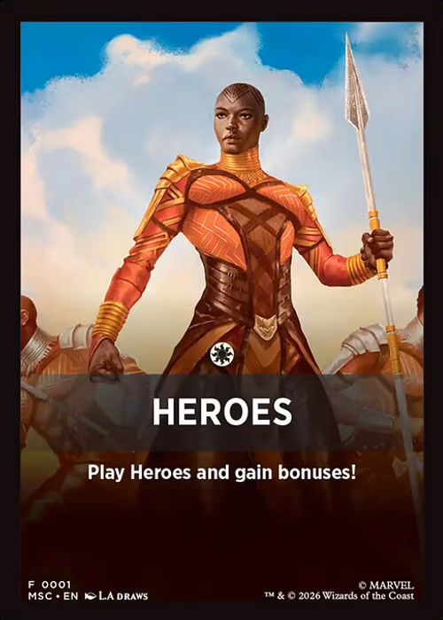 Heroes — Marvel Super Heroes Jumpstart Front Cards #1