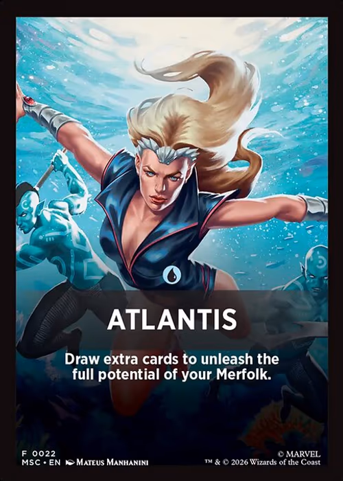 Atlantis — Marvel Super Heroes Jumpstart Front Cards #22