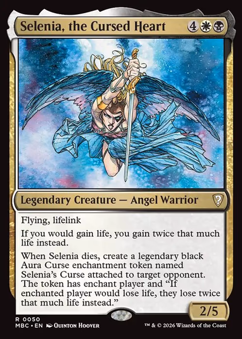 Selenia, the Cursed Heart — Mystery Booster Commander Edition #50
