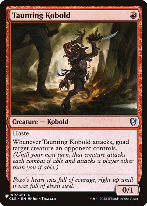 Taunting Kobold — The List #CLB-199