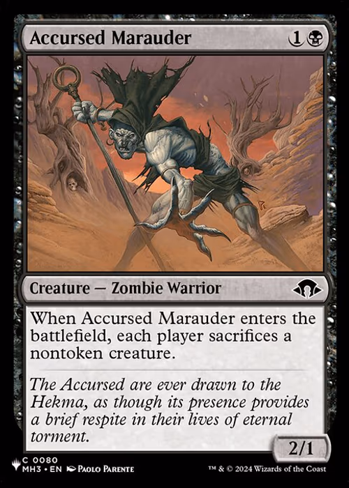 Accursed Marauder — The List #MH3-80
