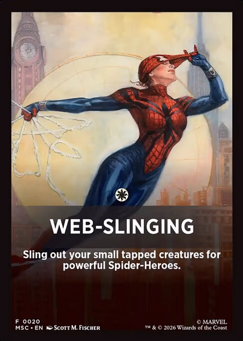 Web-Slinging — Marvel Super Heroes Jumpstart Front Cards #20