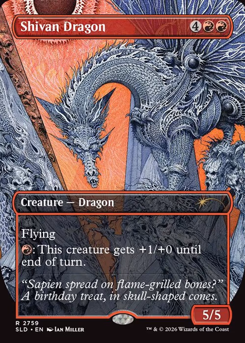 Shivan Dragon — Secret Lair Drop #2759