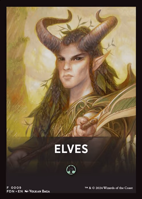 Elves — Foundations Front Cards #9